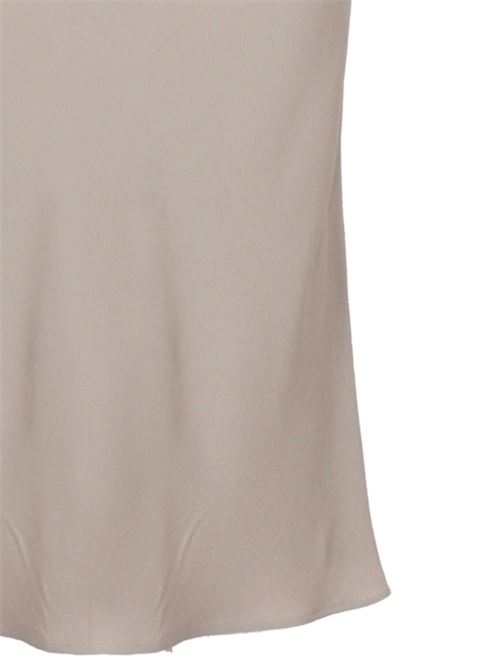 Beige silk skirt Federica Tosi | FTE24GO0410024